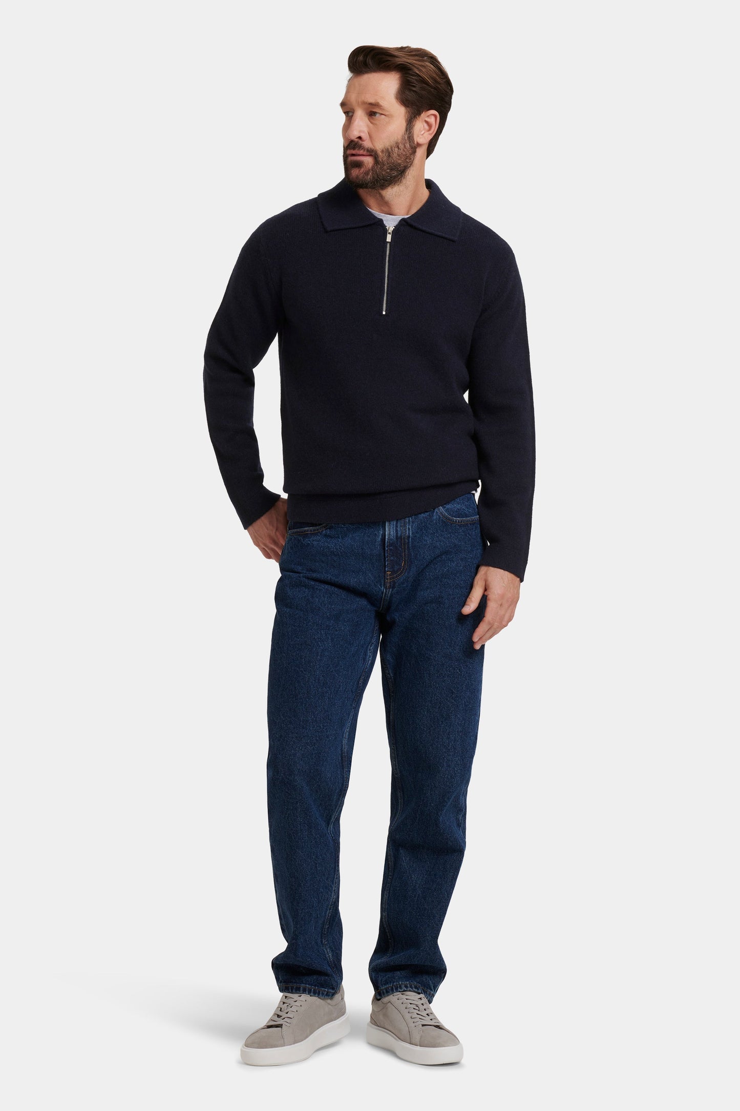 THE COMPONE QUARTER ZIP POLO