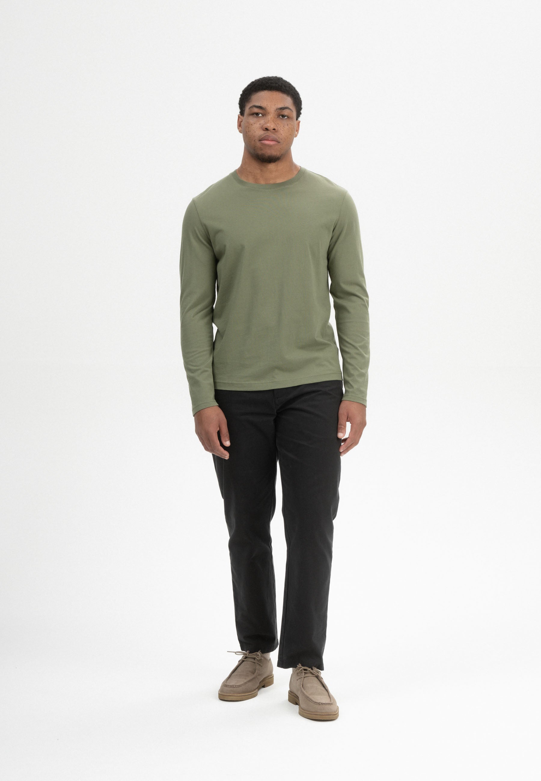 Basic Langarmshirt Style JERIN